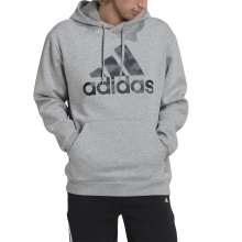 adidas Kapuzenpullover Essentials Camo Print French Terry Hoodie Baumwolle grau Herren